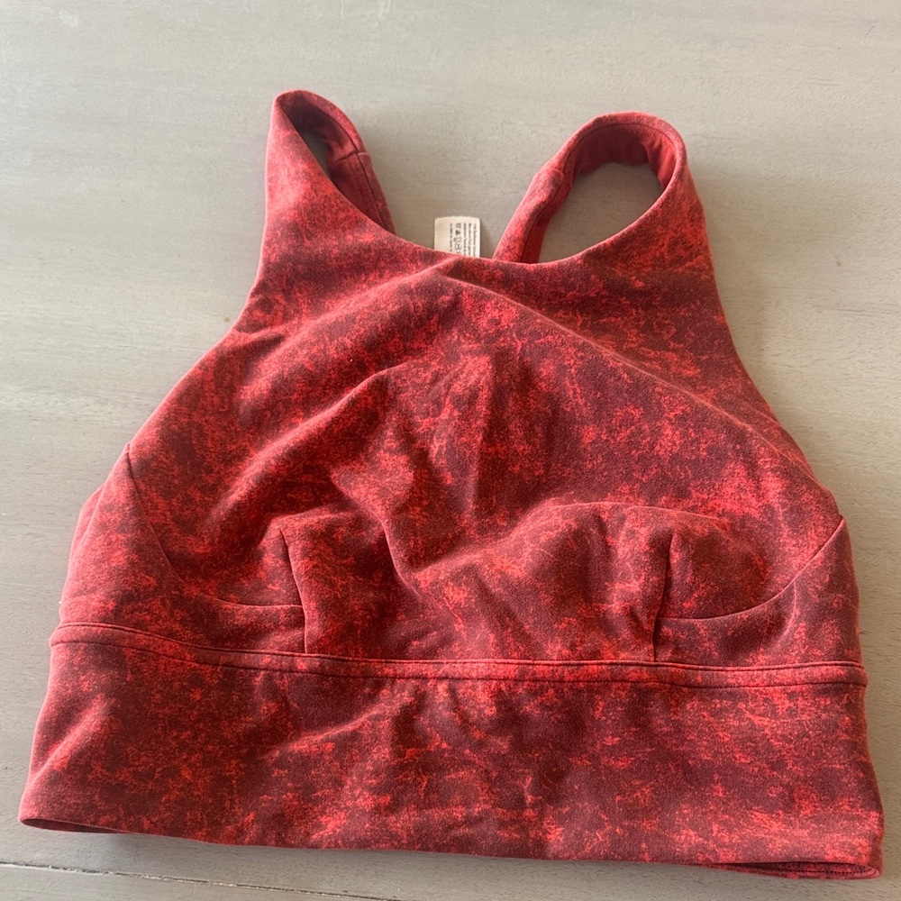lululemon athletica Red Sports Bra